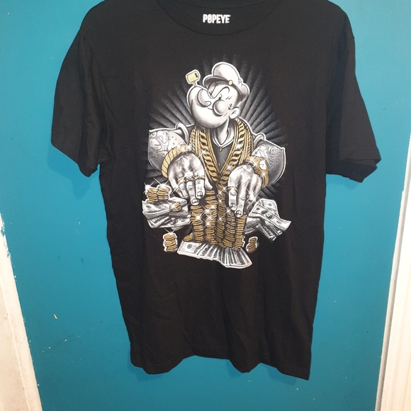2021 Popeye Gangster T-shirt Hero Assorte 3 shirt collection - Picture 3 of 5